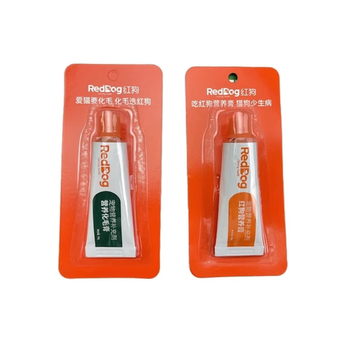 红狗化毛膏猫咪专用营养膏鱼油美毛成幼猫宠物狗狗吐毛球维生素