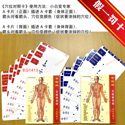 吉佑林众泰康膜涂抹穴位对照卡道圣颐养千草安万密斋佐善彜圣同康