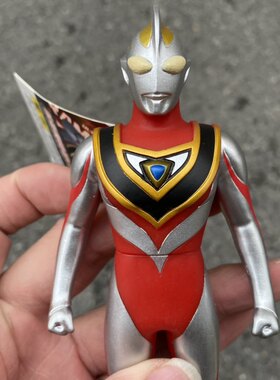 约17cm大软胶人偶万代奥特曼宇宙英雄超人盖亚奥特曼人偶
