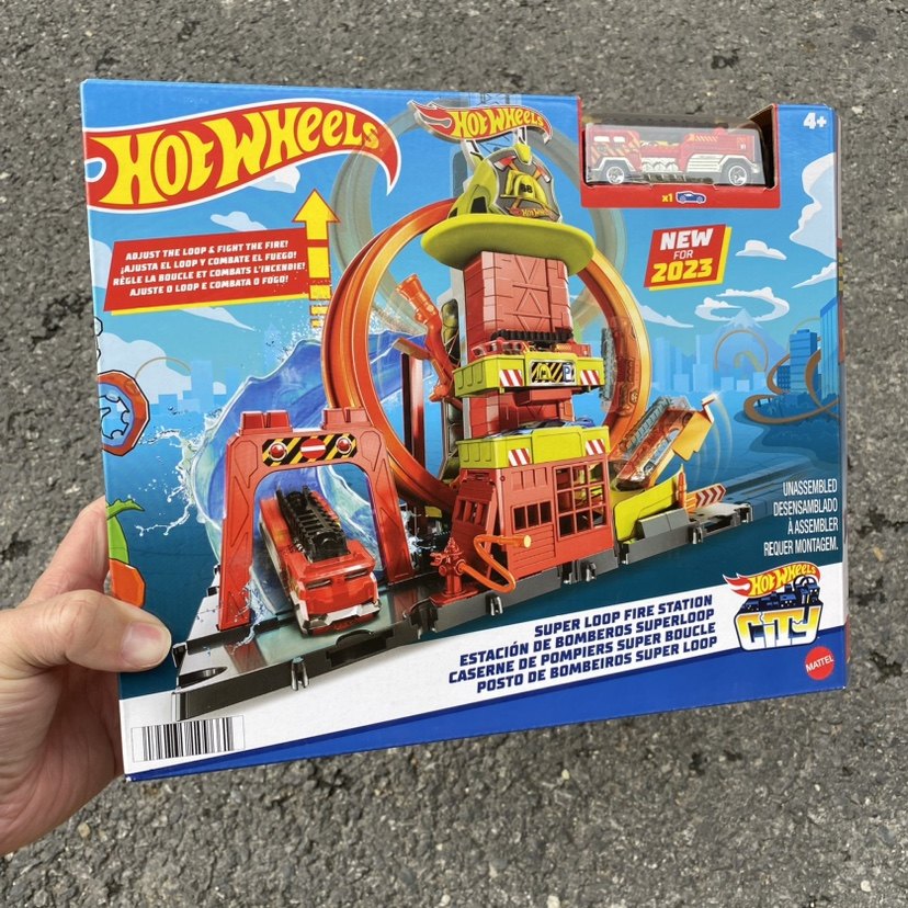 Hotwheels city风火轮城市 super loop fire station 翻天消防局
