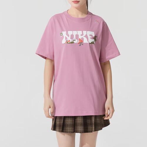 Nike/耐克 女装 休闲 运动生活短袖针织衫 IF0607-668