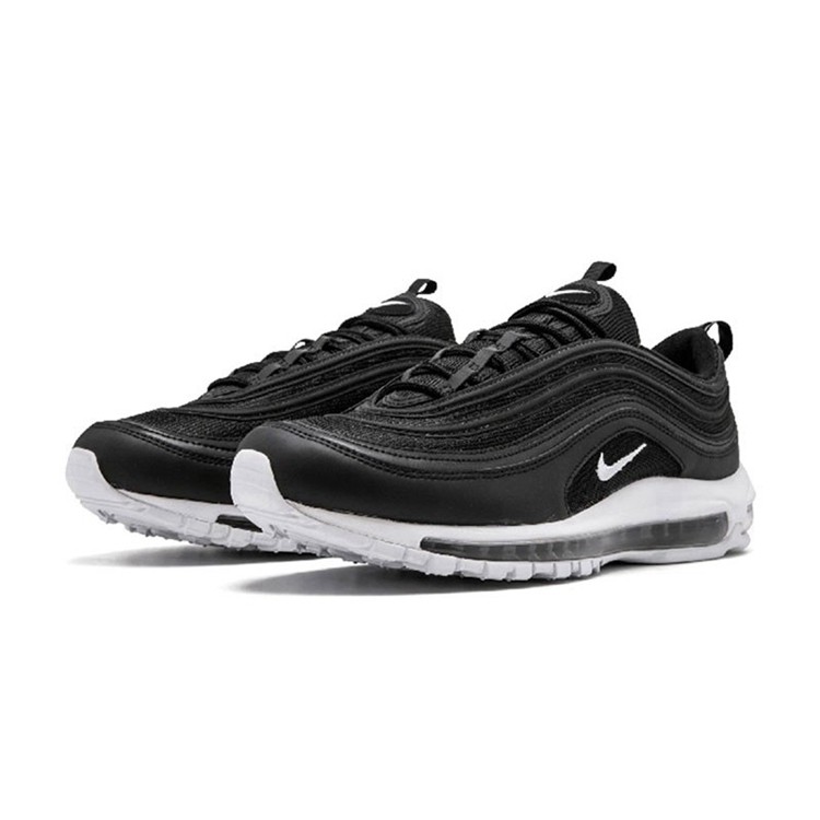 nike耐克air max97 耐克男子纯黑子弹头全掌气垫跑步鞋921826-001
