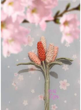 蕾丝甜美风手工编织成品胸针包邮