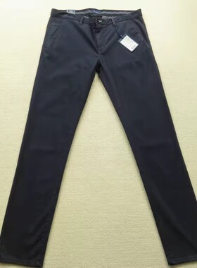 美式休闲 EXTRA SLIM 男款棉氨商务休闲长裤 深蓝色 2531407