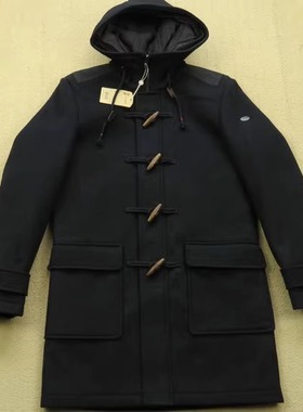 LONG FARMING COAT WITH TOGGLES 男款渔夫扣羊毛呢大衣 2411807