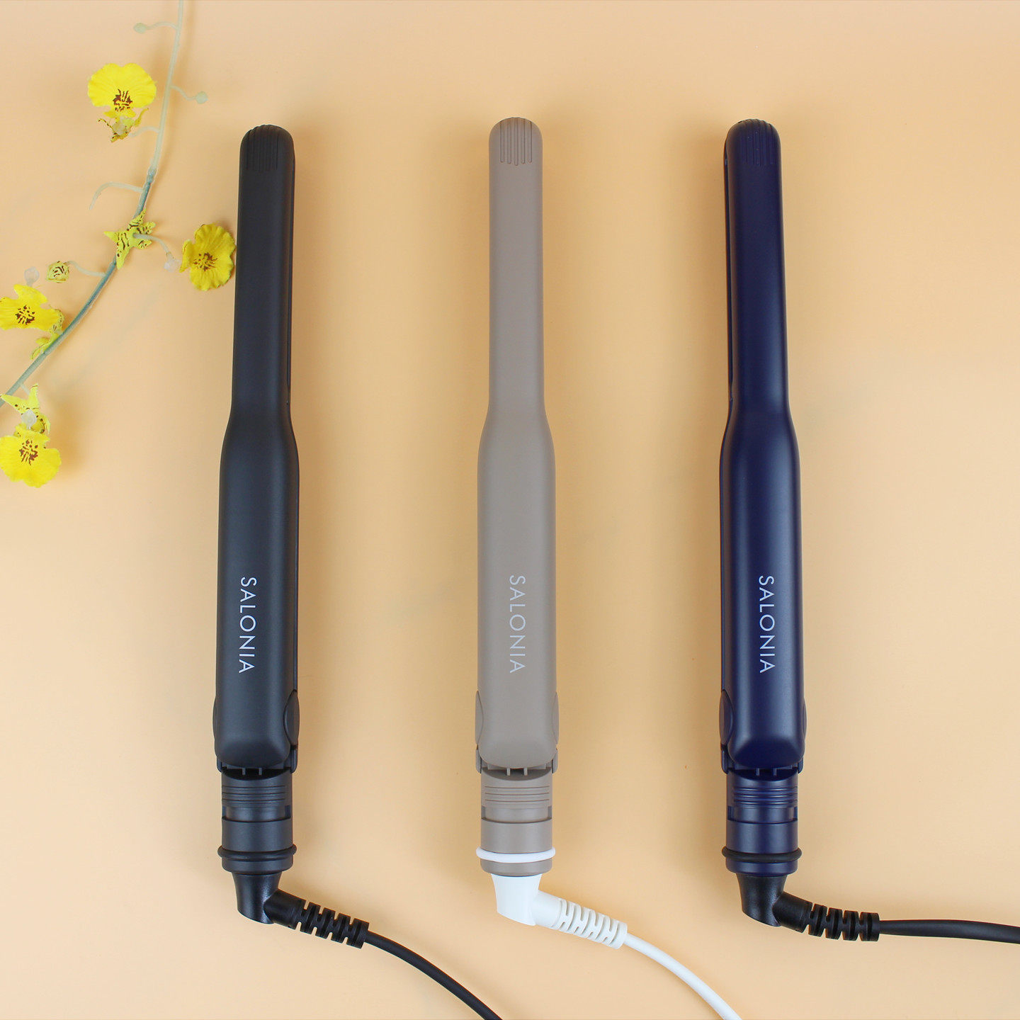 日本进口SALONIA直发卷发棒筒两用神器直板夹板负离子不伤发夹板