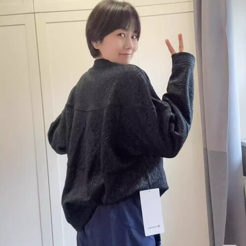 lululemon代购 Textured Jacquard Crewneck 肌理感提花龟背卫衣