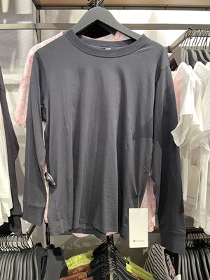 lululemon代购 All Yours Long Sleeve经典瑜伽宽松休闲显瘦长袖