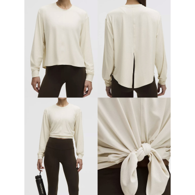 lululemon代购 All-Sport Tie-Back Long-Sleeve 后侧系带长袖T恤