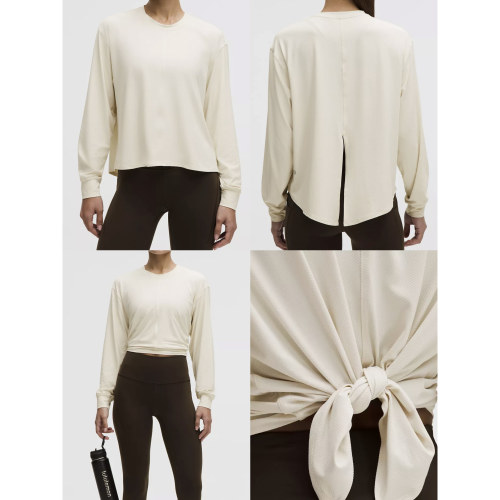 lululemon代购 All-Sport Tie-Back Long-Sleeve 后侧系带长袖T恤