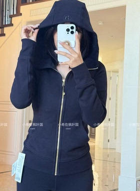 【国现】lululemon Scuba Hoodie经典瑜伽上衣连帽加绒运动外套女