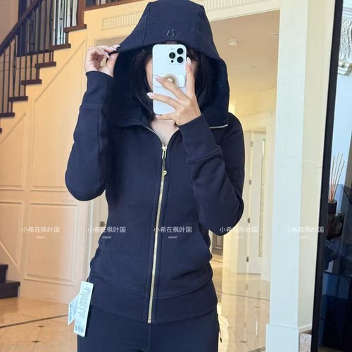 【国现】lululemon Scuba Hoodie经典瑜伽上衣连帽加绒运动外套女
