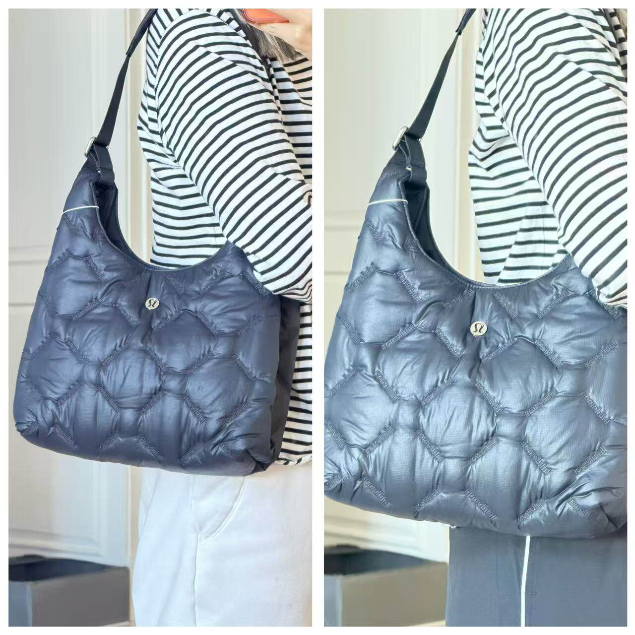 lululemon代购 Quilty Pleasures Shoulder Bag 绗缝云朵单肩包图片