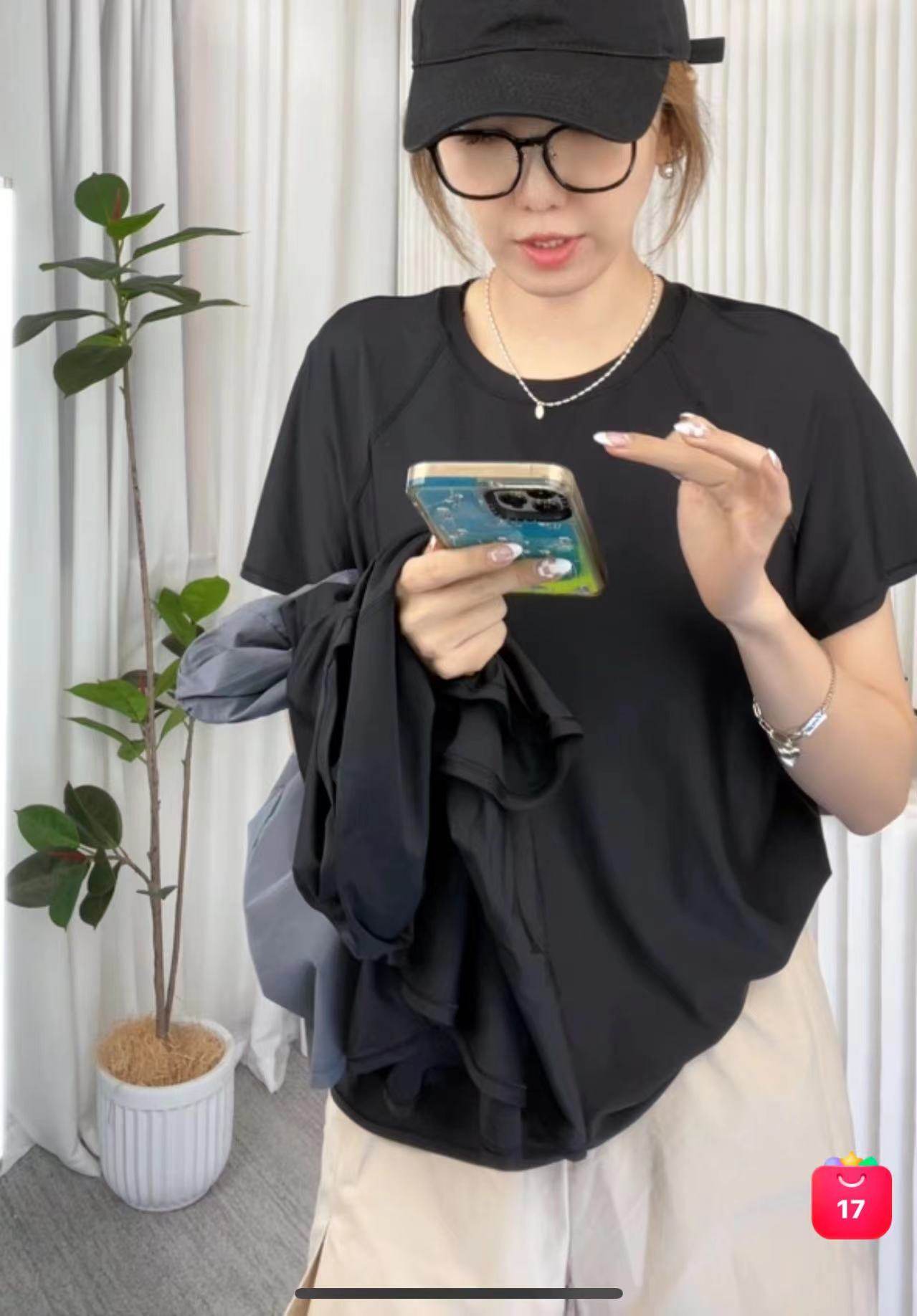 lululemon代购 Waterside Relaxed UV Protection SS瑜伽防晒短袖图片