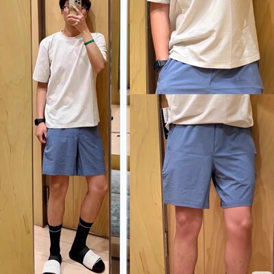 lululemon代购 Pace Breaker Short 5/7' 瑜伽运动休闲男士短裤