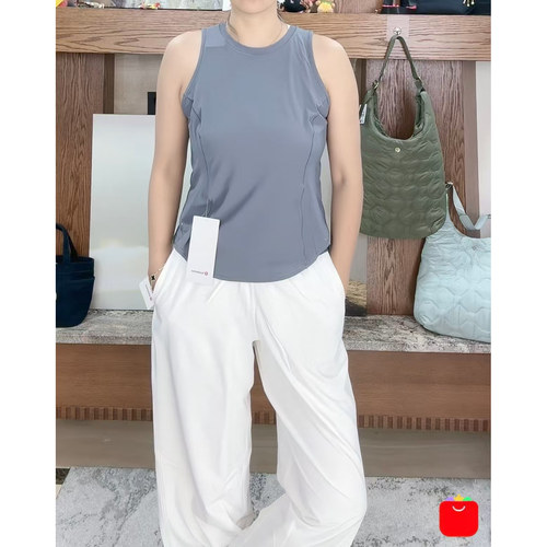【直邮c】lululemon Fold-Over Running Tank 瑜伽运动无袖背心