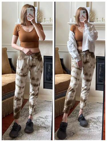 lululemon代购 Warm Down Jogger 28纯棉瑜伽运动休闲束腿长裤