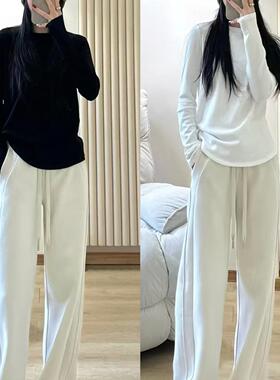 lululemon代购 Scuba Mid-Rise Wide-Leg Pant 休闲加绒阔腿裤