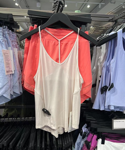 【国现】lululemon Modal-Silk Yoga Tank瑜伽速干细带扭结背心女