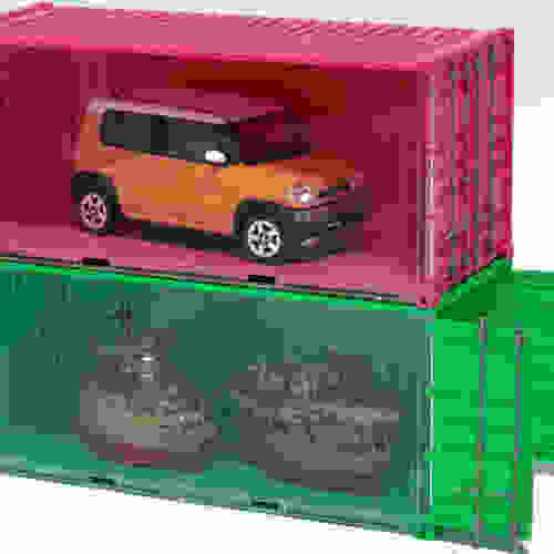 Fujimi20尺集装箱拼装模型