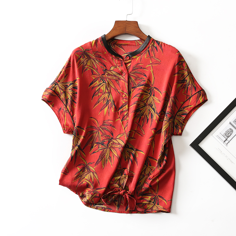 重磅款真絲上衣30姆米夏裝新女裝桑蠶絲襯衫蝙蝠袖寬松顯瘦上衣在類目 女裝/女士精品, 襯衫中 - 來自Buy2taobao.com提供專業的淘寶代購服務