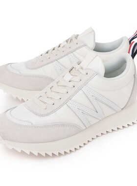 异族日本代购 法国 MONCLER 2025春男士减震布面休闲运动鞋PACEY