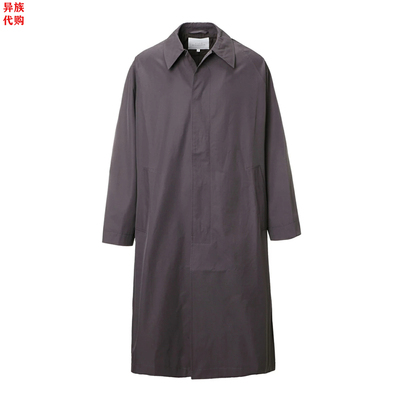 异族日本代购 英国STUDIO NICHOLSON 2022秋男士英伦棉质长款风衣