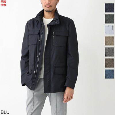 异族日本代购 意大利 MOORER 2026春男立领藏帽拉链防风夹克外套