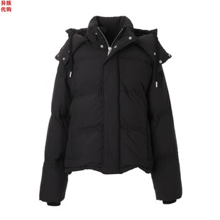 异族日本代购 AMI ALEXANDRE 2024秋男女保暖脱卸帽短款羽绒服