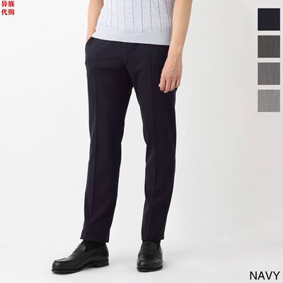 异族日本代购 PT TORINO PT01 2025春男舒适全羊毛商务休闲裤西裤