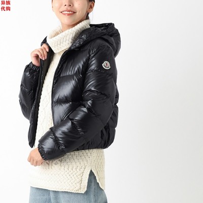 异族日本代购 法国MONCLER2024秋女连帽短款防寒鹅绒羽绒服BAYARD