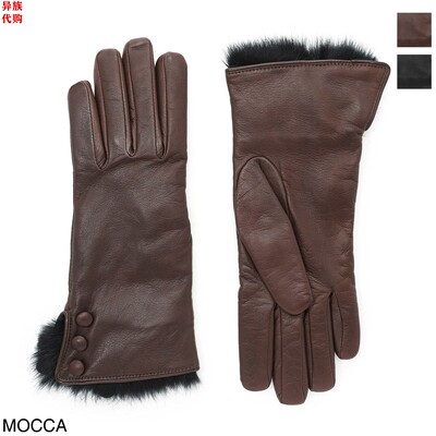 异族日本代购英国DENTS 2025冬女全手工保暖羊皮分指手套羊毛衬里