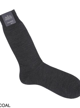 异族日本代购  日本HALISON /哈里森 2025夏男士羊毛混纺中筒袜子