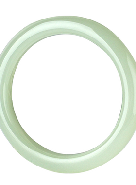 玉友和田玉冰胶晴白玉石手镯孤品