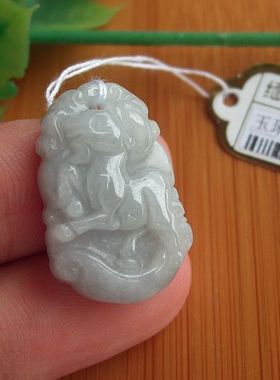 99268玉琳阁 缅甸翡翠实拍天然A货翡翠玉儿童学生款生肖羊小吊坠