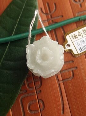 99923玉琳阁翡翠 实物拍图 缅甸玉天然A货翡翠玉大个款花朵戒面