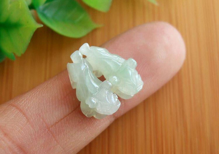 天然a货手工吊坠缅甸玉