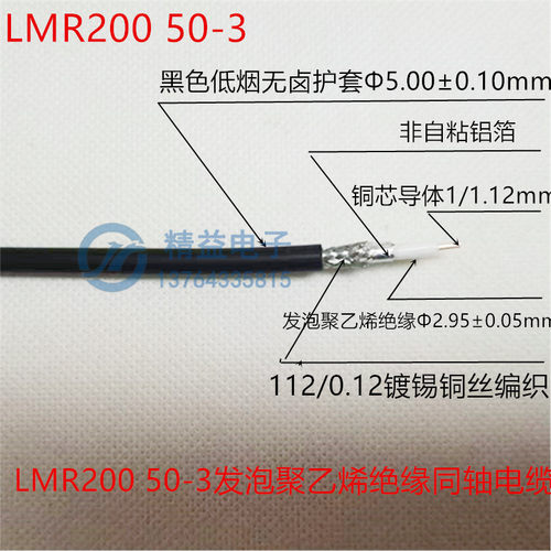 RG58CU50欧姆同轴电缆