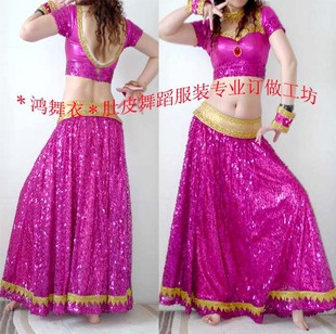 民族服装 演出服装 印度舞 印度服装 鸿舞衣印度37舞蹈服装