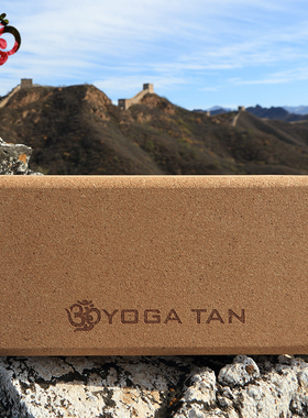 现货正品YOGA TAN 艾扬格辅具专业瑜伽砖 环保软木高密度两块包邮