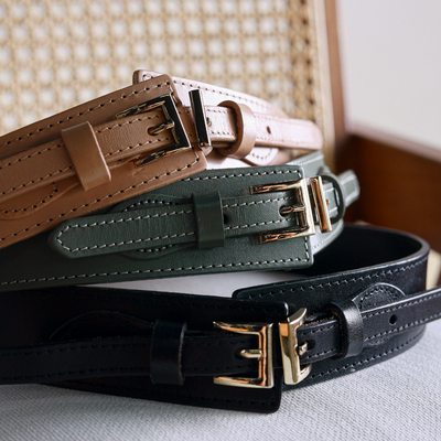 玉米高端秋冬头层牛皮可调节腰封