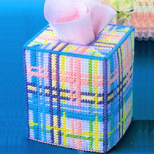 立体绣3D十字绣新款客厅纸巾盒卷纸盒波西米亚B305制作材料