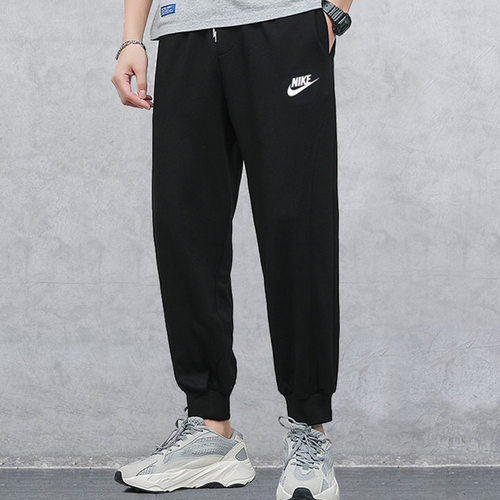 正品NIKE耐克男子修身收口小脚运动裤毛圈针织休闲长裤BV2680-010