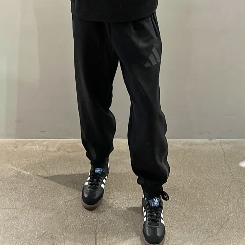 阿迪达斯运动裤女裤2024冬季新款休闲裤Z.N.E针织卫裤小脚裤长裤