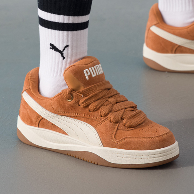2025新款PUMA彪马女鞋Park Luna SD低帮反绒皮运动休闲板鞋402510