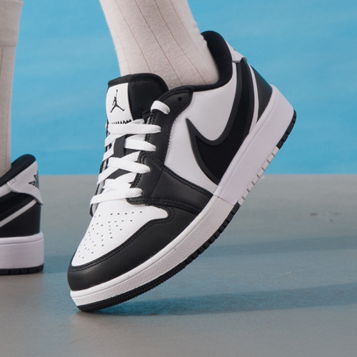 正品耐克AJ低帮板鞋AIR JORDAN 1 GS 男女青少年运动休闲鞋HQ2024