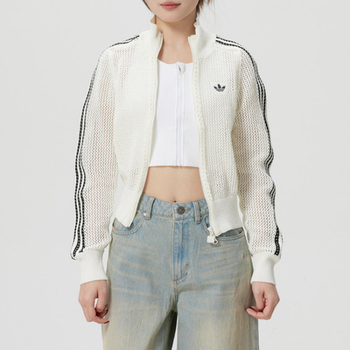 2026新款Adidas三叶草潮流女装 网眼镂空休闲小外套KE0202 KC6496