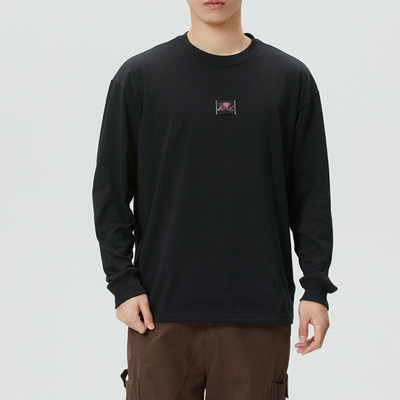 2026新款耐克男装长袖T恤 纯棉透气宽松舒适休闲运动打底衫IO9761