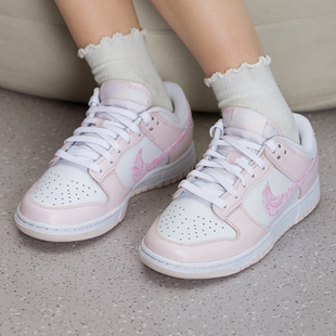 DUNK NIKE 耐克女鞋 FD1449 低帮皮革鞋 面运动休闲板鞋 LOW 2026新款
