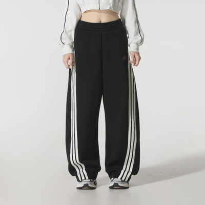 2025新款阿迪达斯女裤 S KN BANANA PN 宽松直筒休闲阔腿裤KB8998